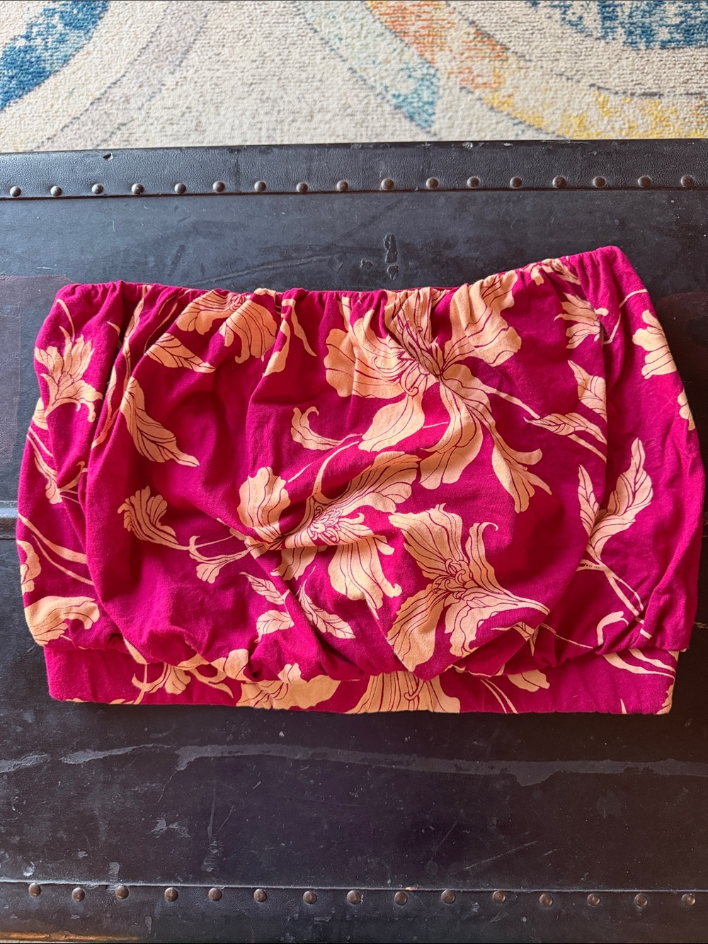 Express Fuchsia Strapless Tube Top